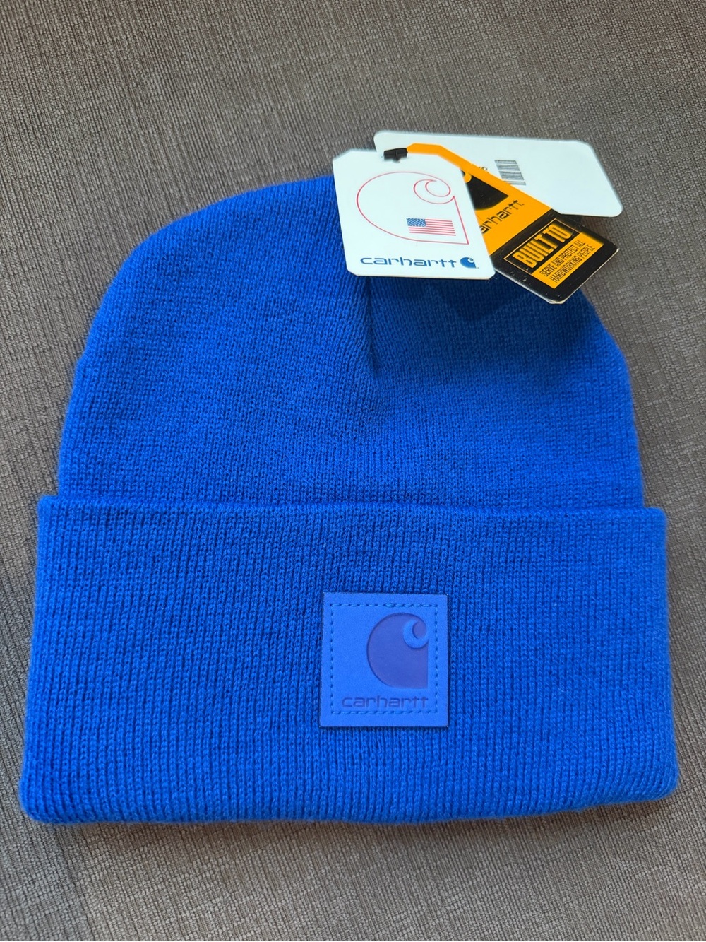 Carhartt NWT Knit Cuffed Beanie (Glass Blue)
